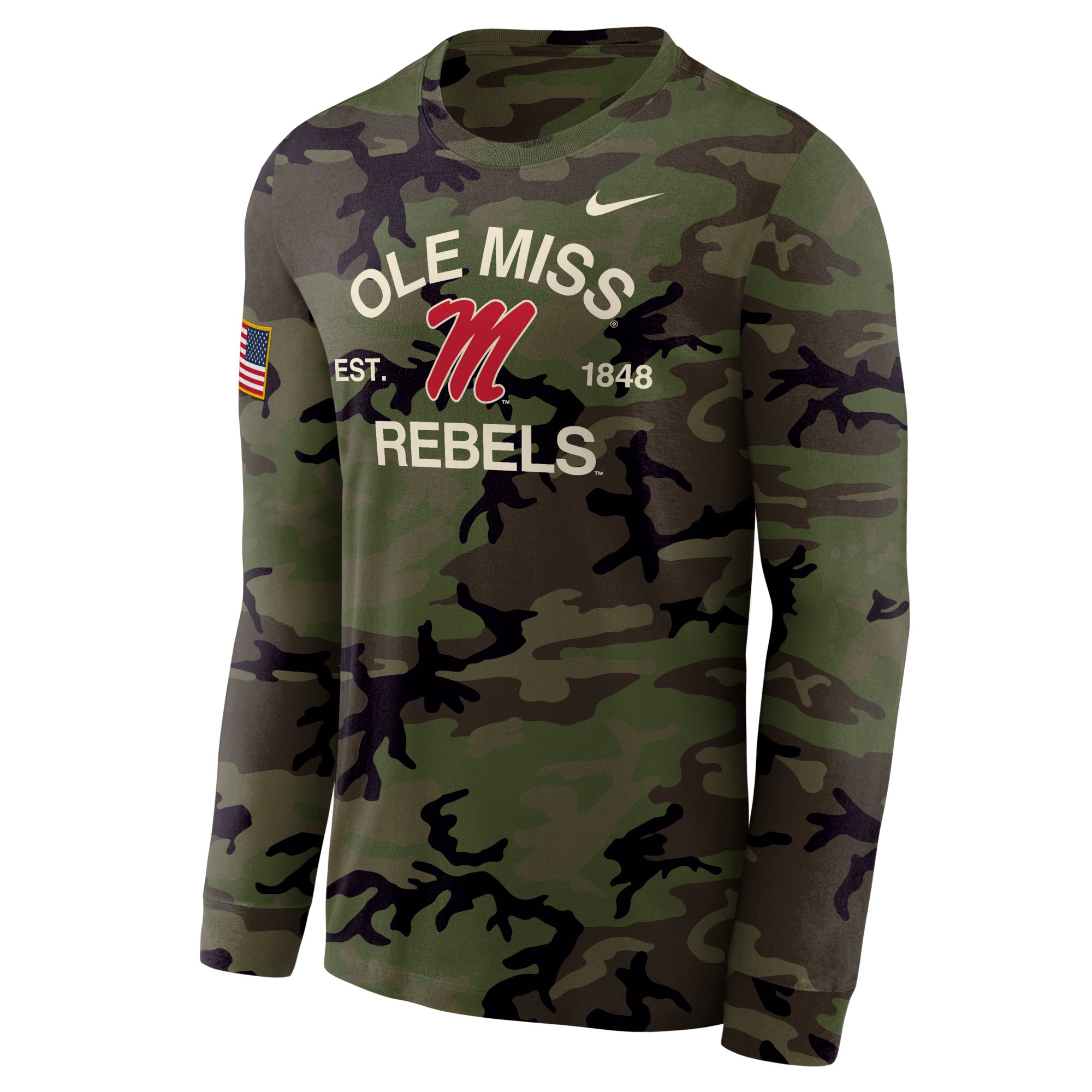 Nike Men's Long Sleeve Camo T-shirt