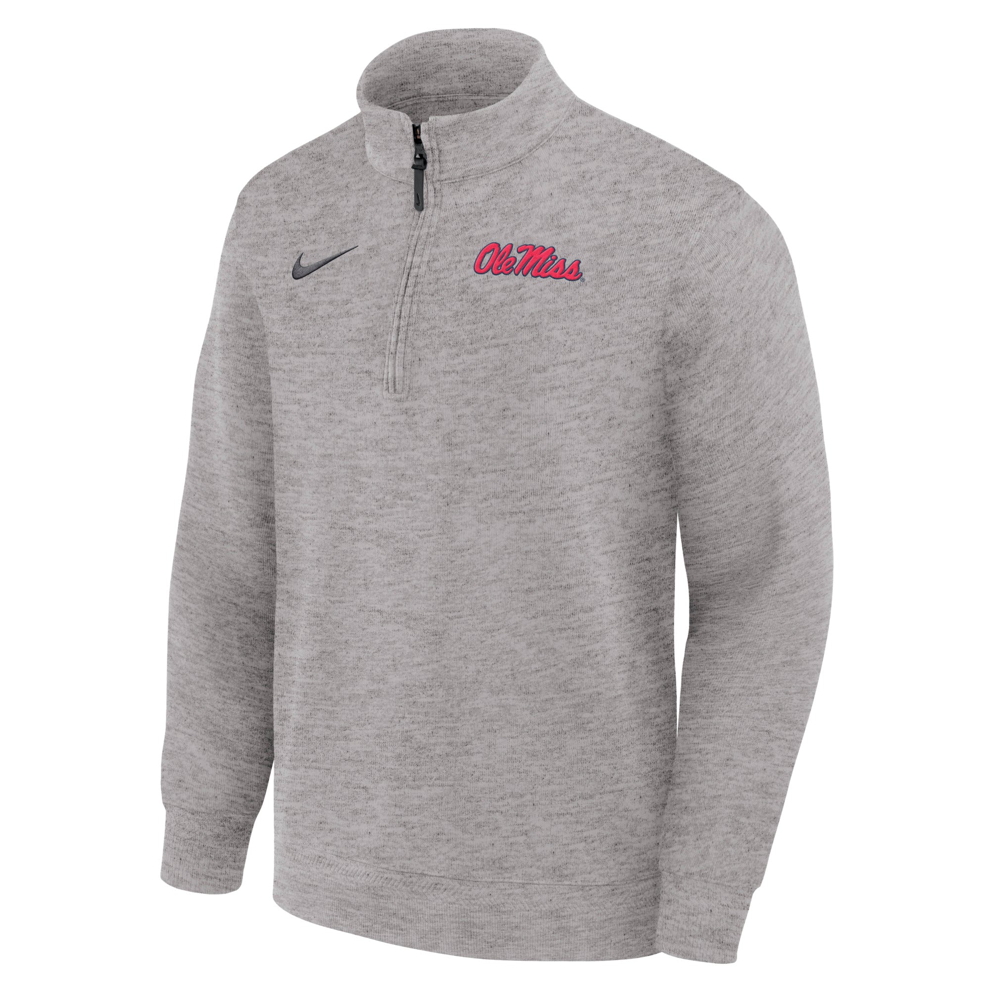 Ole Miss Nike Gray Coaches HZ Pullover