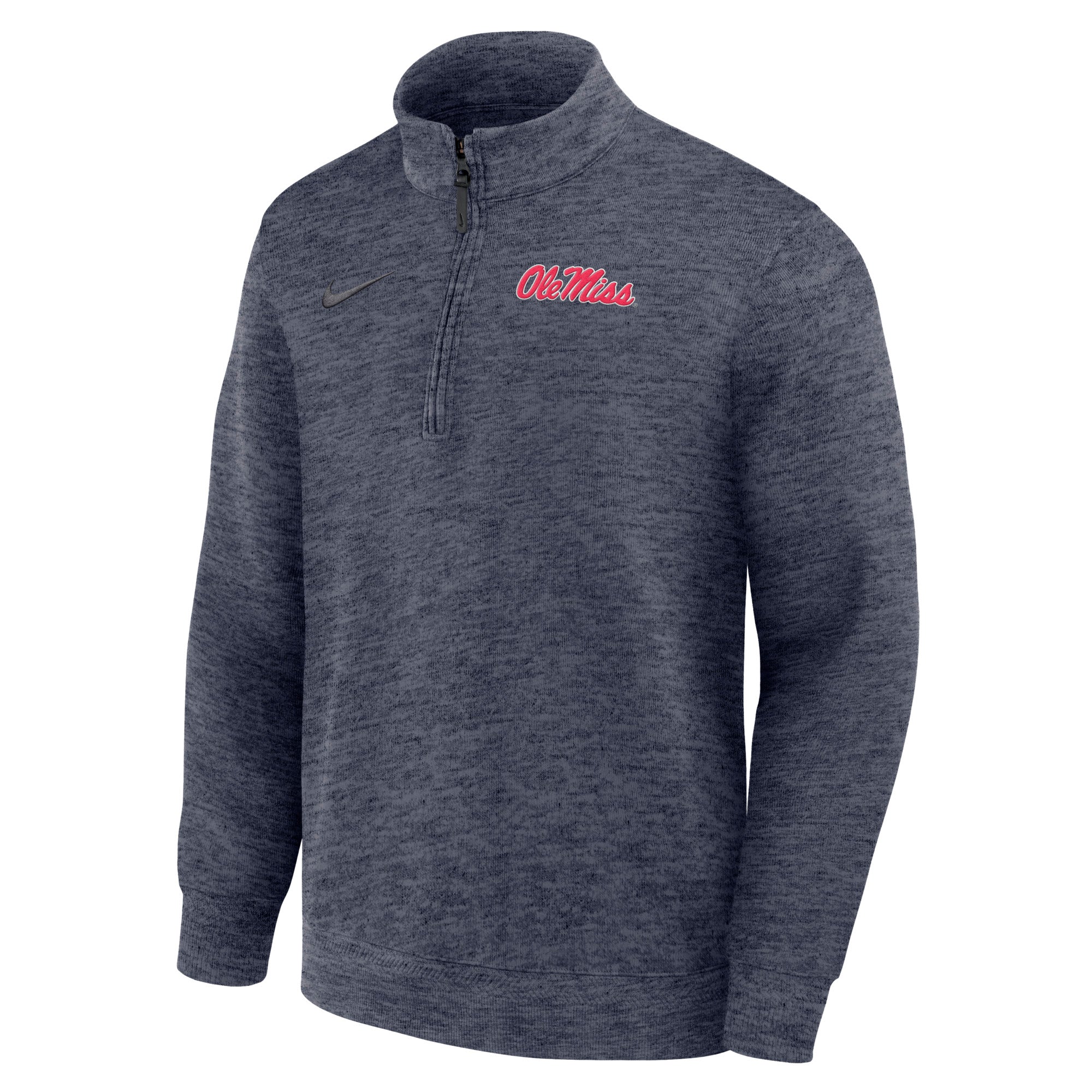 Ole Miss Nike Navy Coaches HZ Pullover