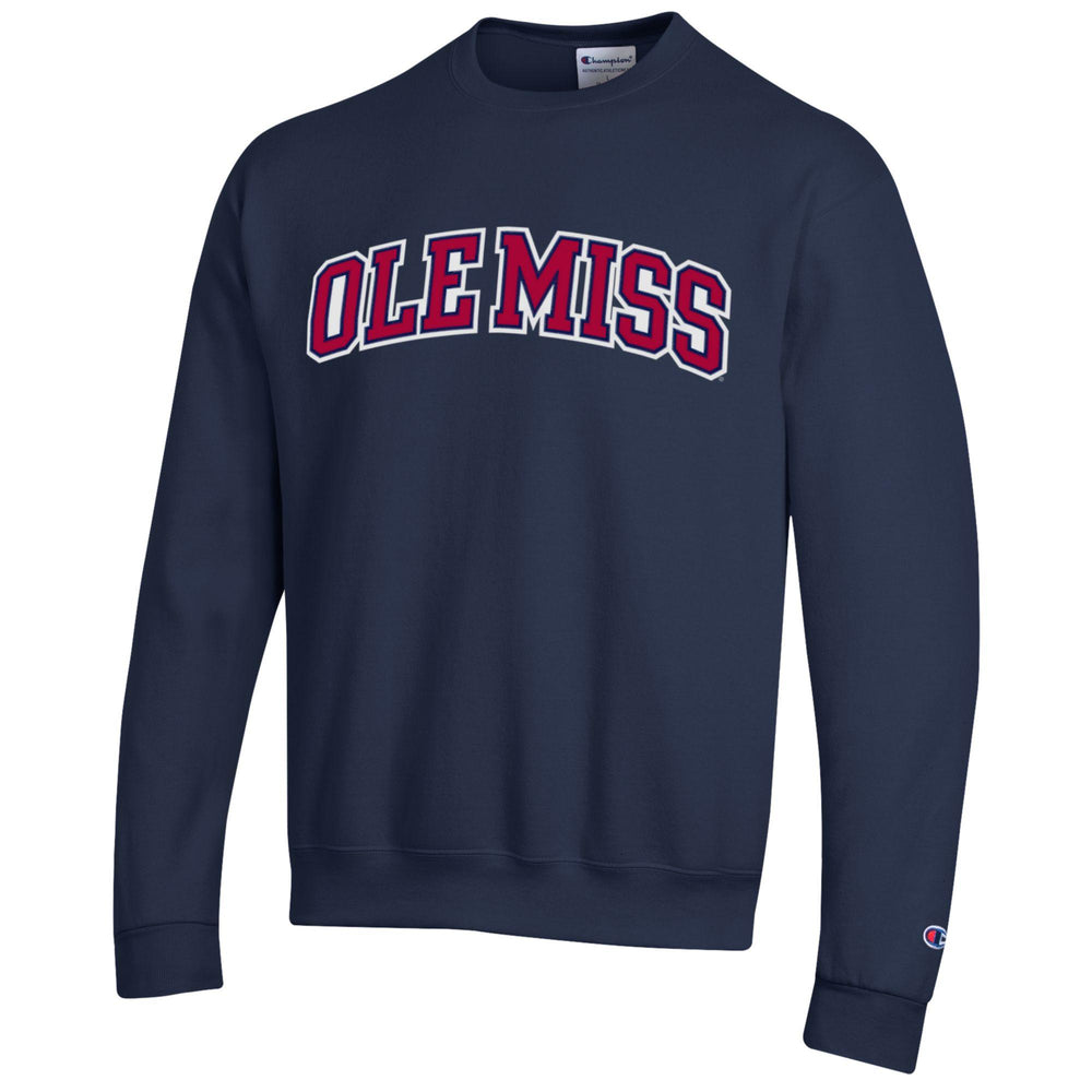 Champion Ole Miss Appliqué Sweatshirt - Navy