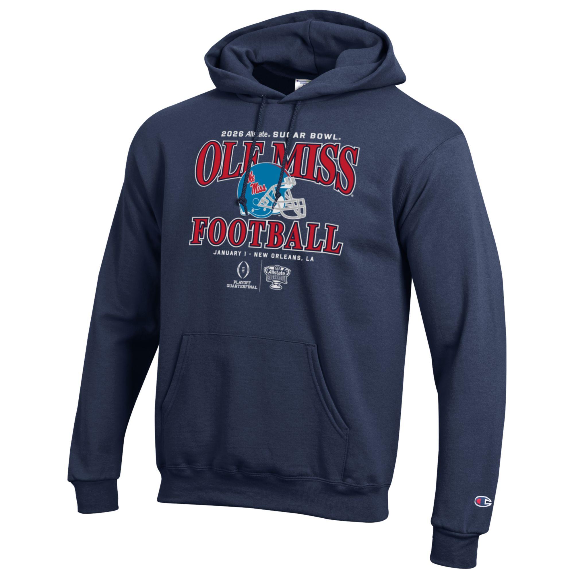 Champion- Sugar Bowl Ole Miss Football Design Navy Hood