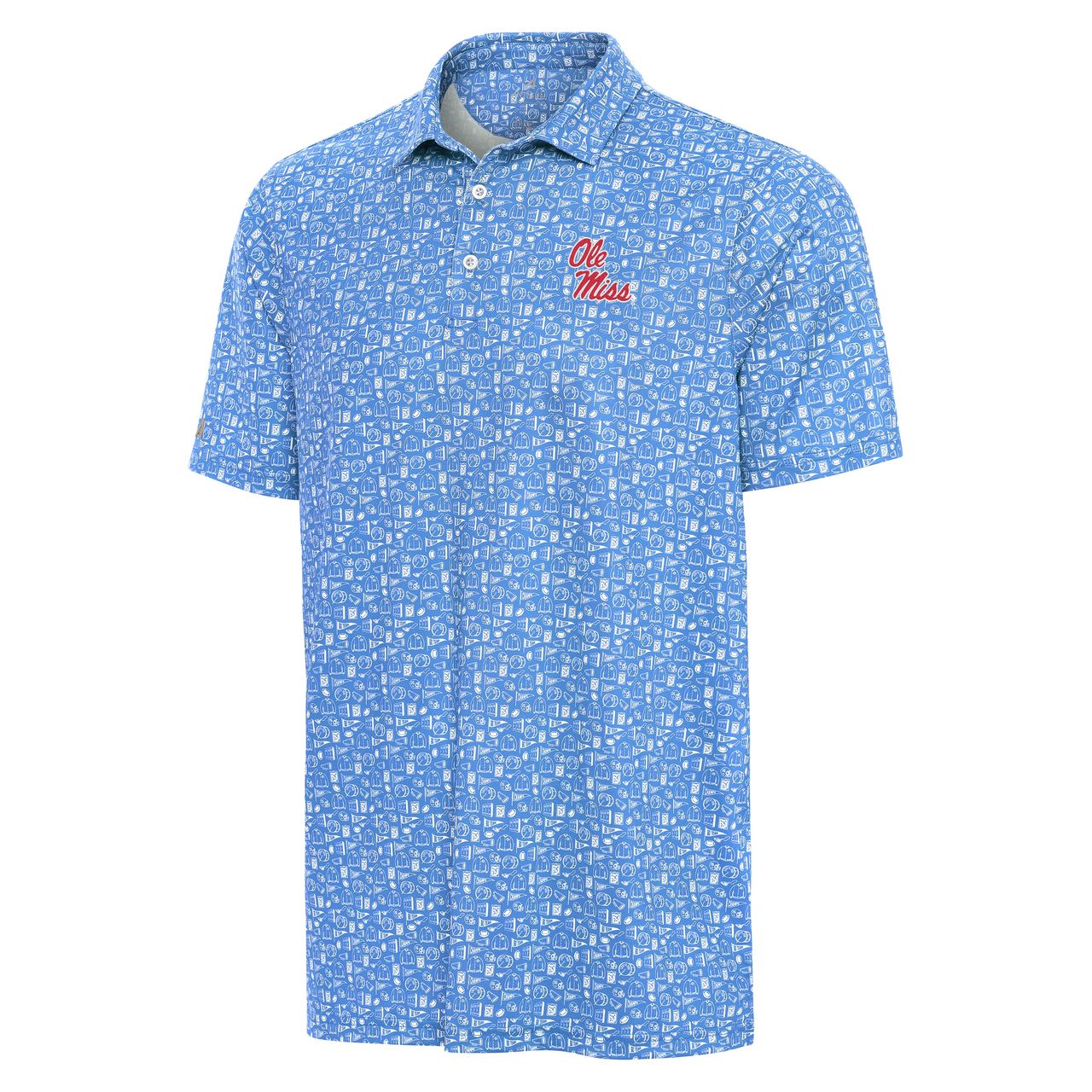 University Polo- Powder Blue