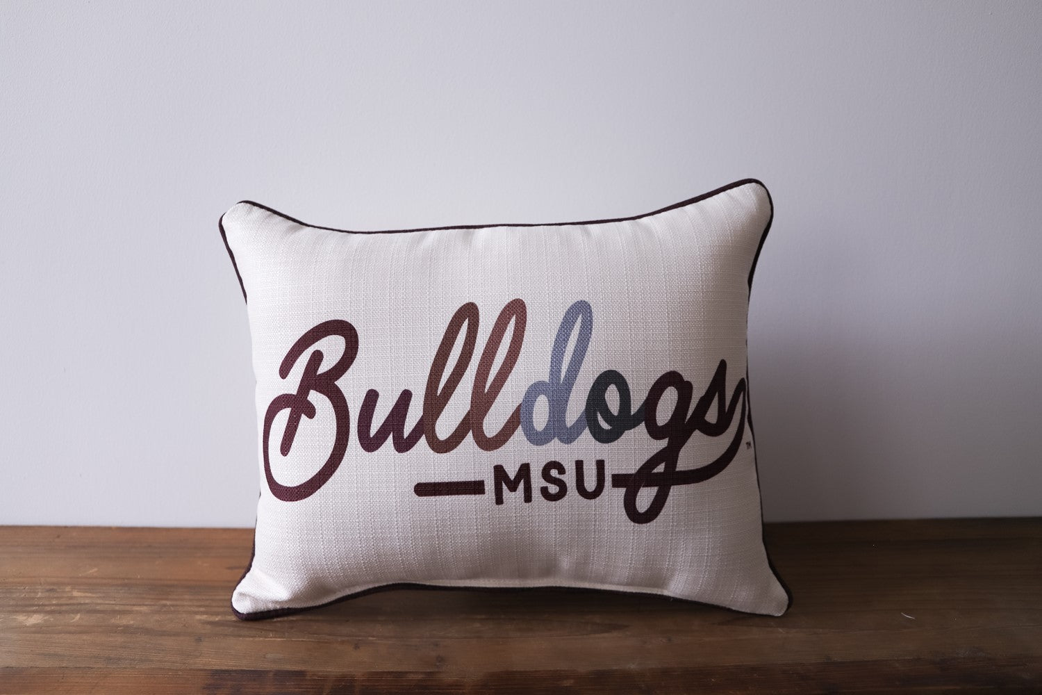 Little Birdie MSU Bulldogs Decorative Pillow