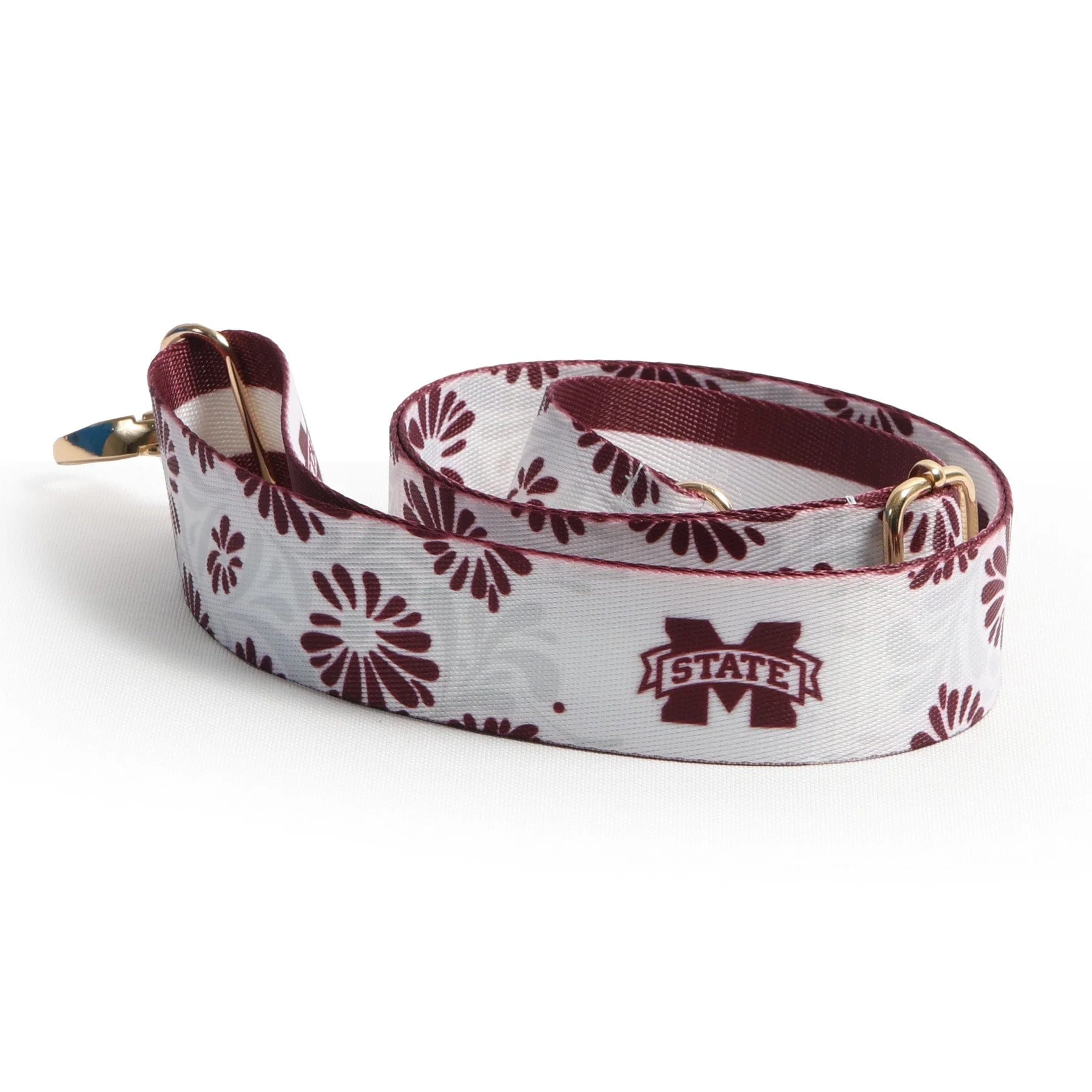 Mississippi State Floral Purse Strap