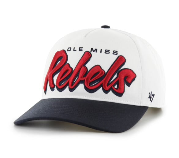 ‘47 Hitch White Ole Miss Rebels Hat