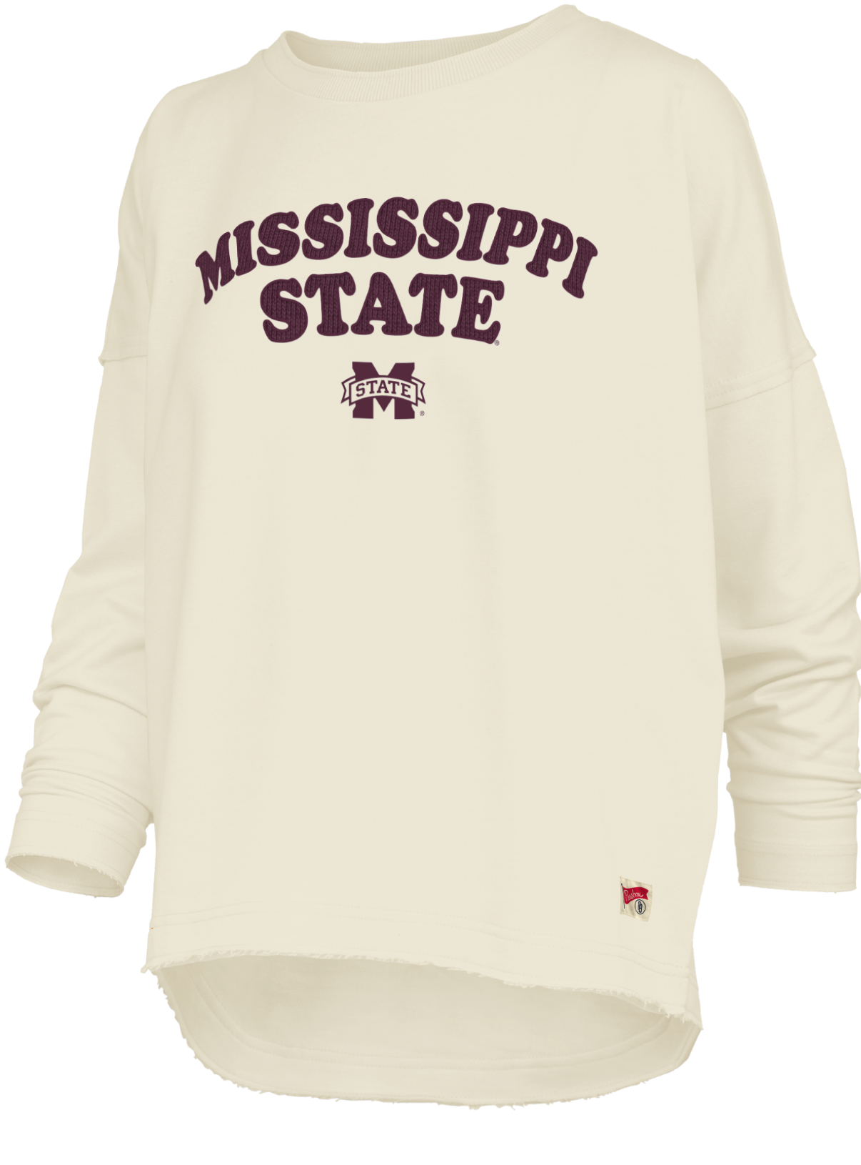 Pressbox Mississippi State "Visalia Jersey Laurel" French Terry Top