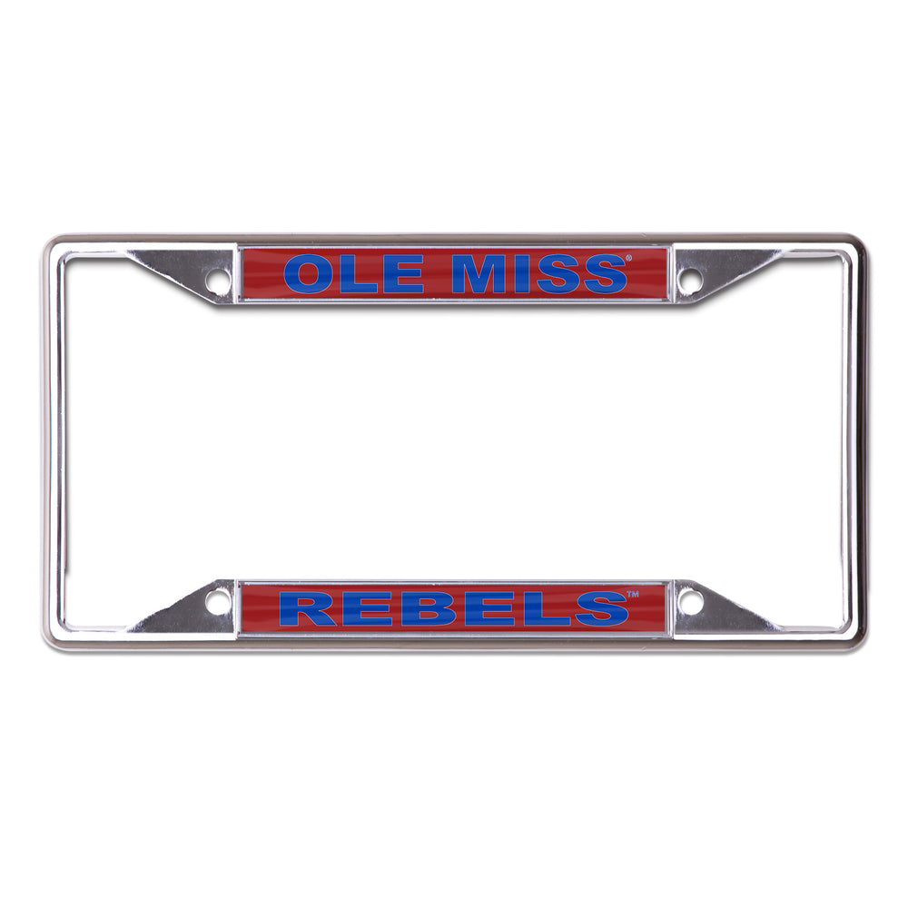Ole Miss Rebels License Plate Frame - Red
