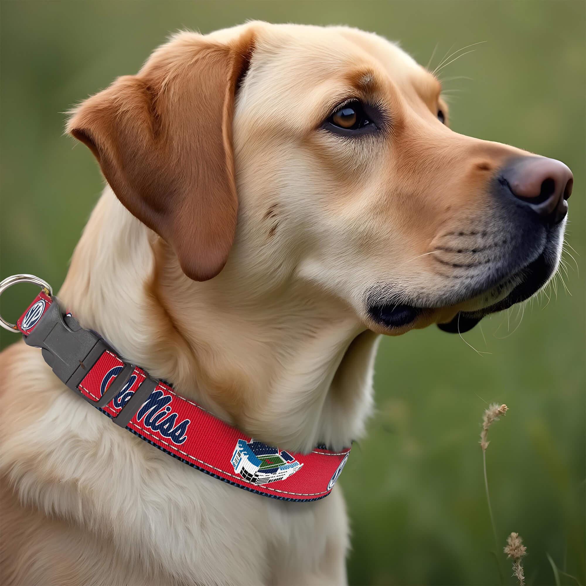 Zep-Pro Adjustable Dog Collar - Ole Miss