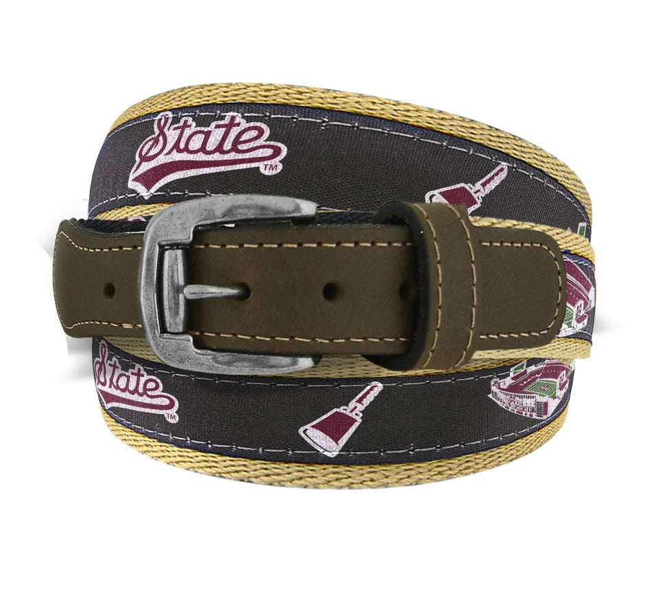 Zep-Pro Mississippi State Gray Collage Belt