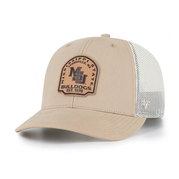 Mississippi State 47 Brand "Trucker" Hat - Bonehide with Patch