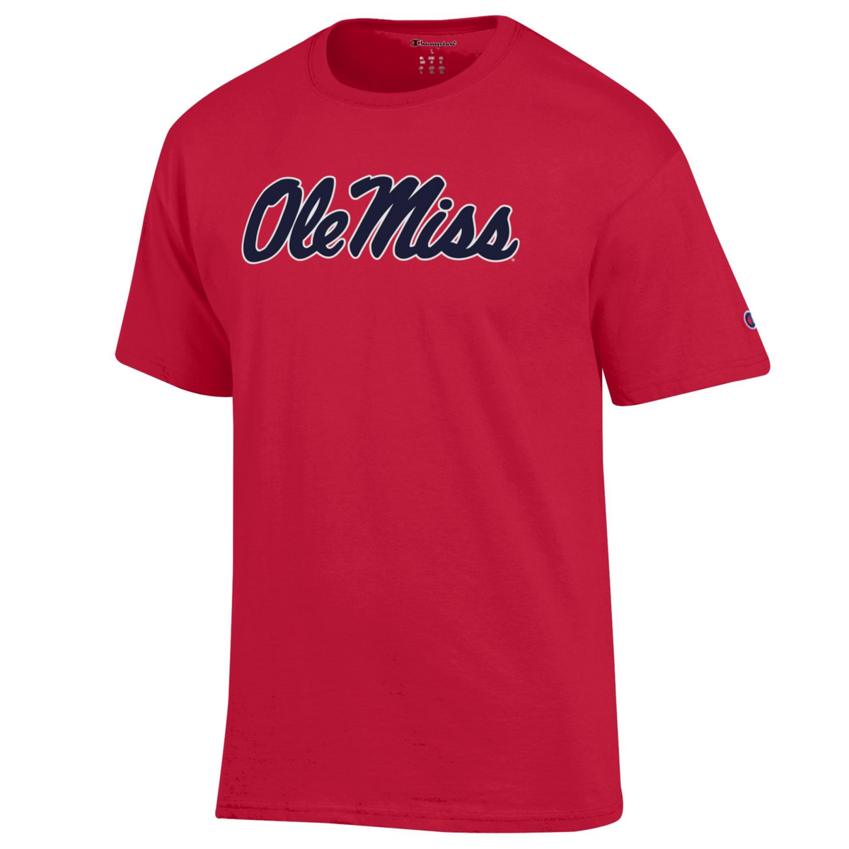Champion Ole Miss Script T-Shirt - Red