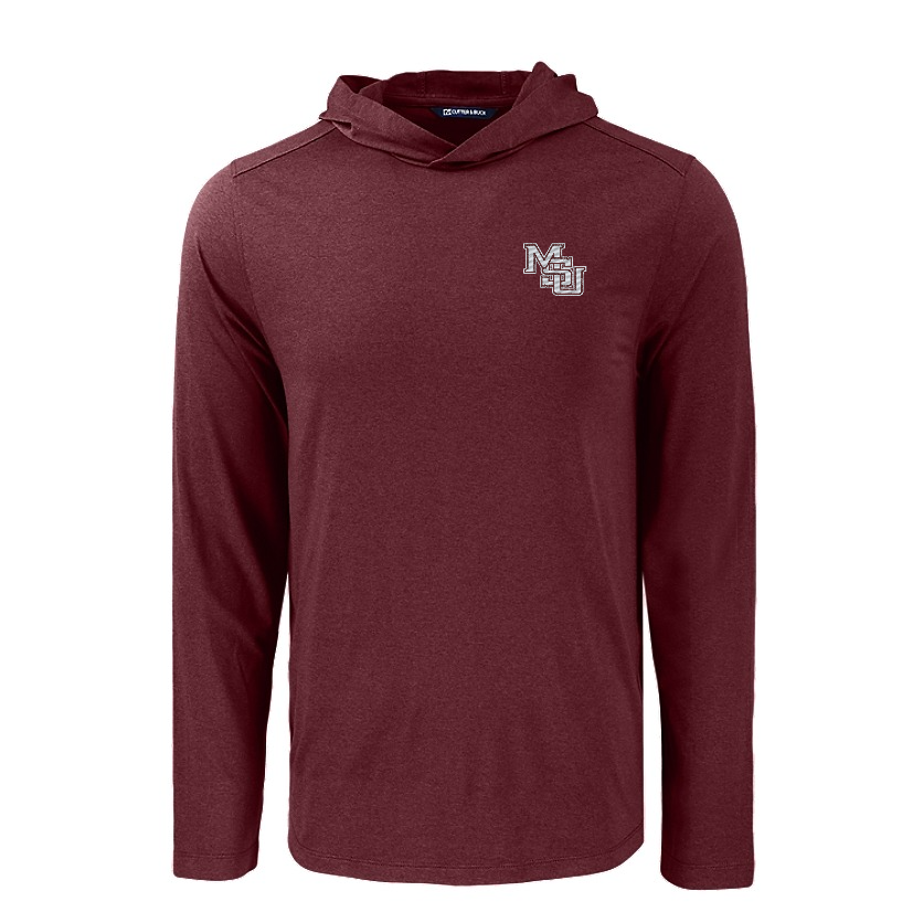 Cutter & Buck Coastline Pullover Interlocking Maroon