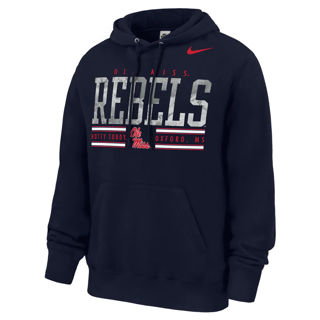 Nike Ole Miss Rebels Real Tree Hoodie - Navy