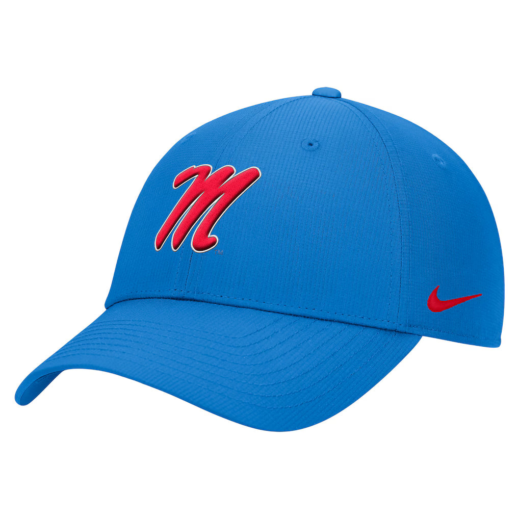 Youth Nike Powder Blue Ole Miss M Club Cap