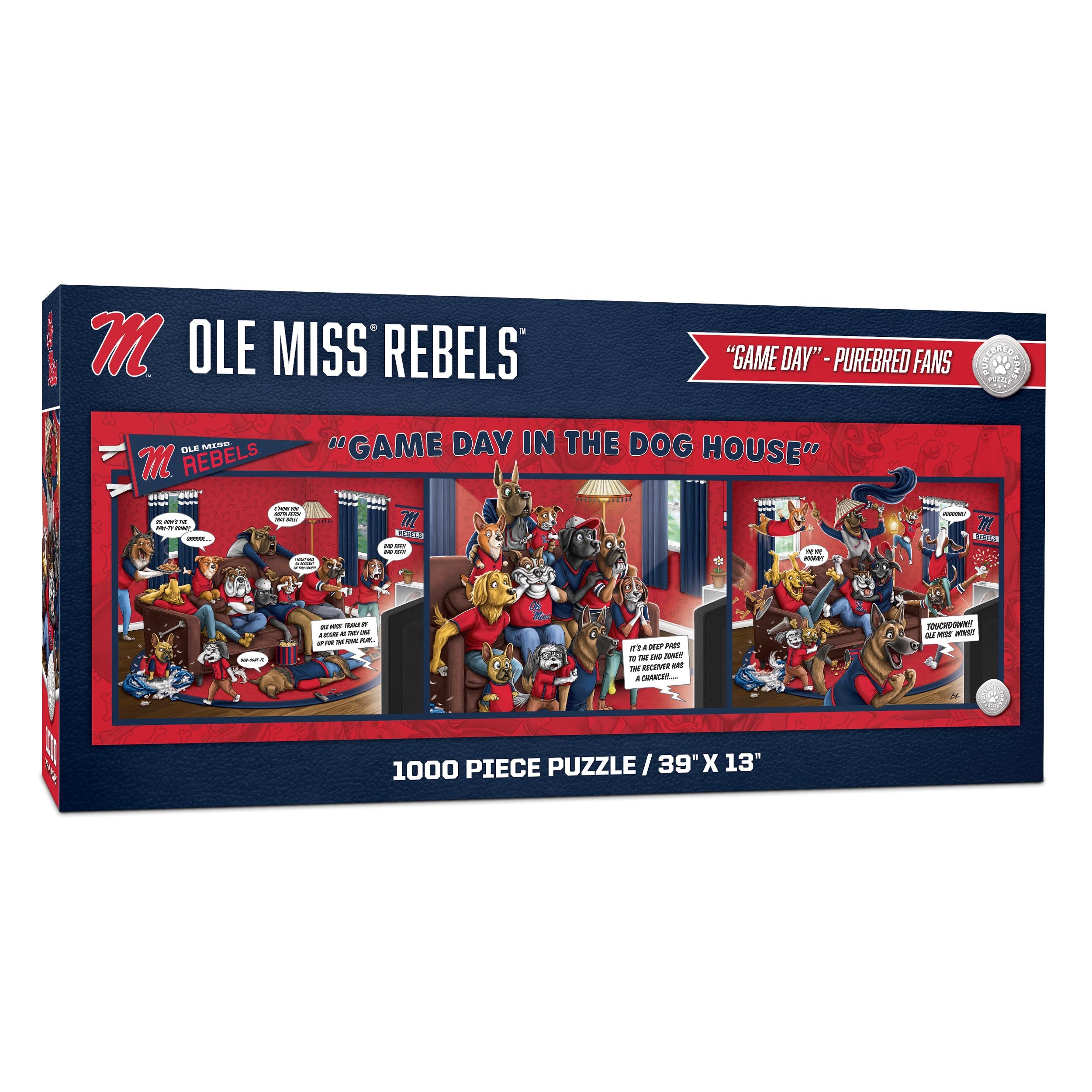 Ole Miss "Purebred Fans" 1000 Piece Puzzle by You The Fan