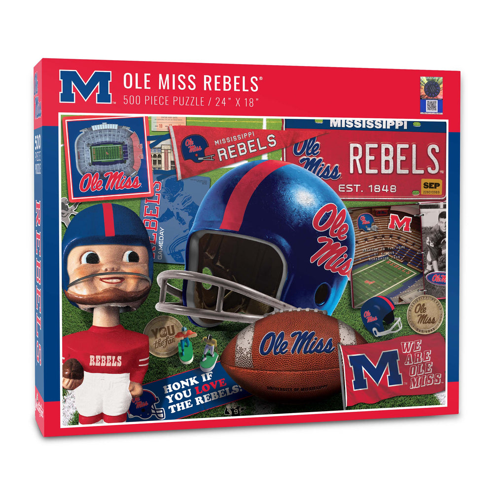 Ole Miss Retro Puzzle Game