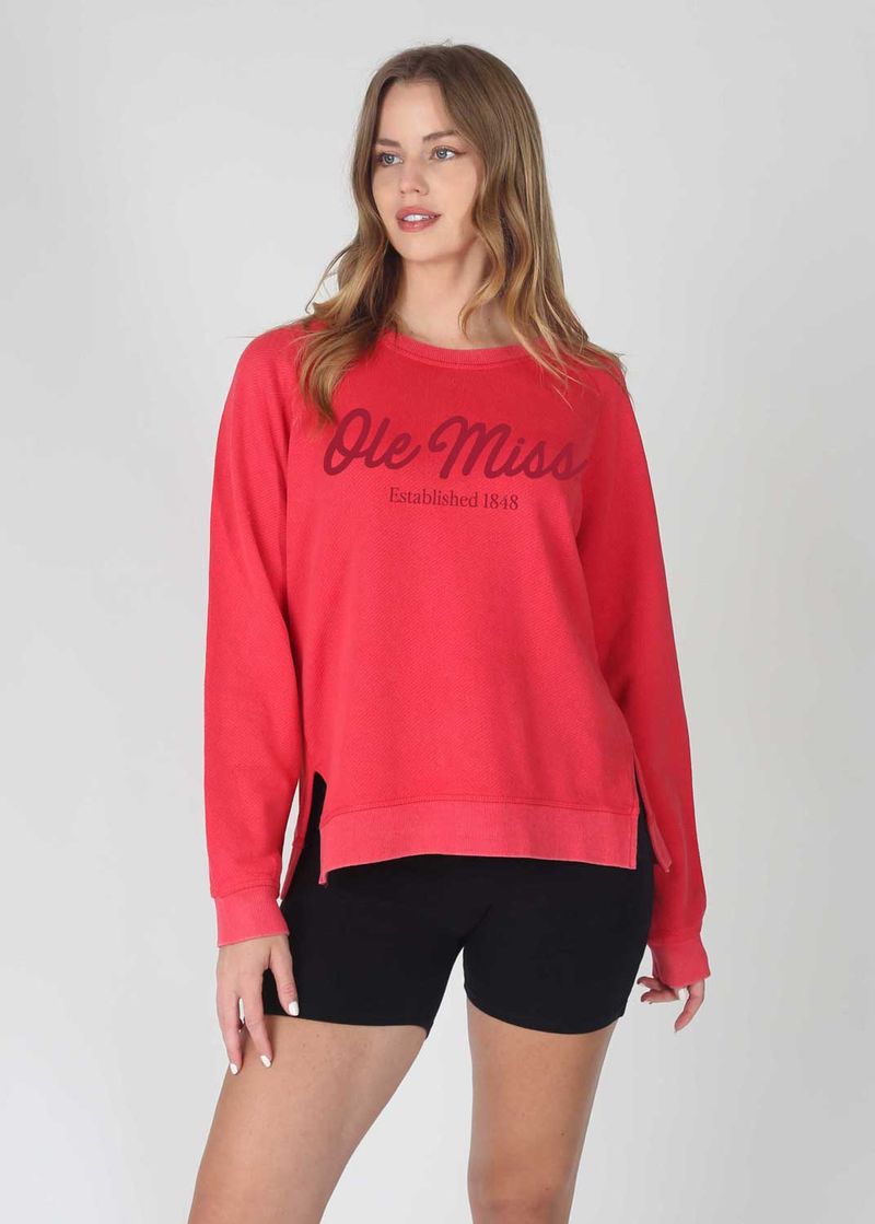 Chicka-d Ole Miss French Terry Crew Sweatshirt