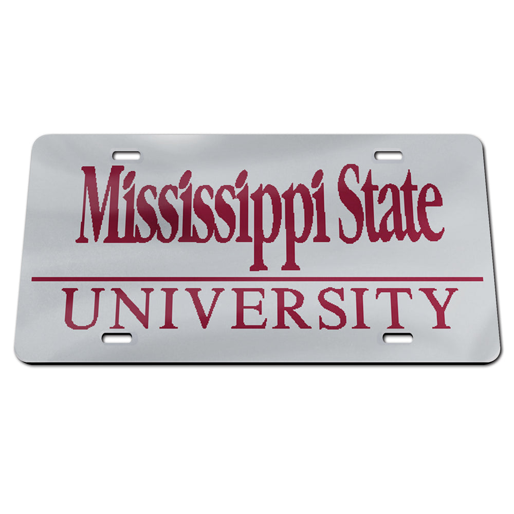 Mississippi State University Acrylic Car Tag