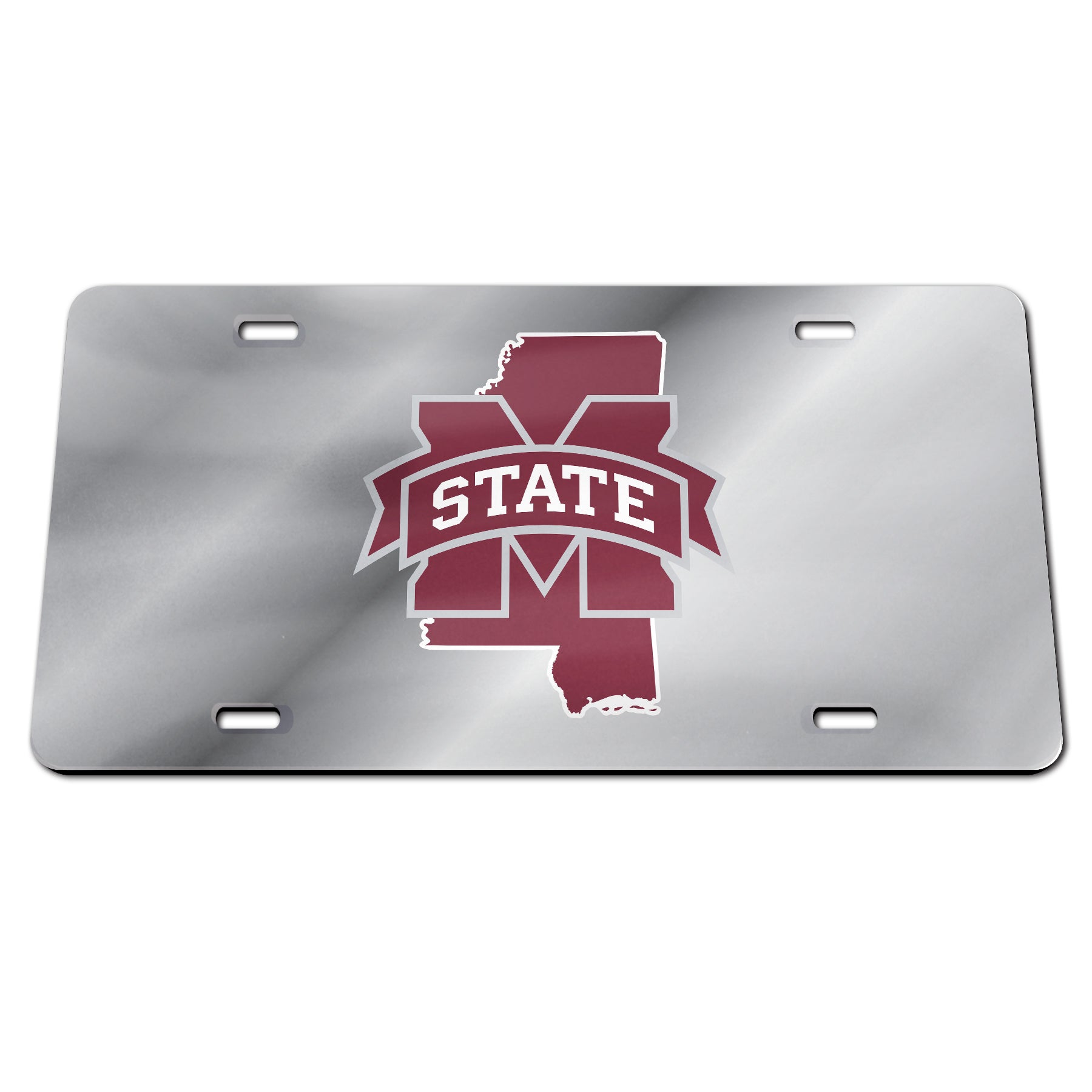 Mississippi State "M-State over State" Car Tag