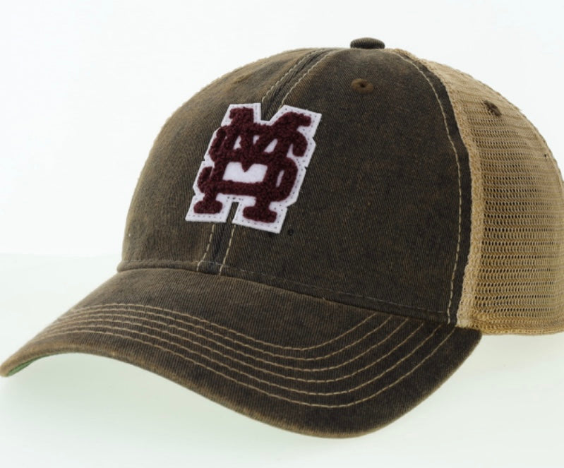 47 Brand White Walking Bully Hat - Mississippi State – The College Corner