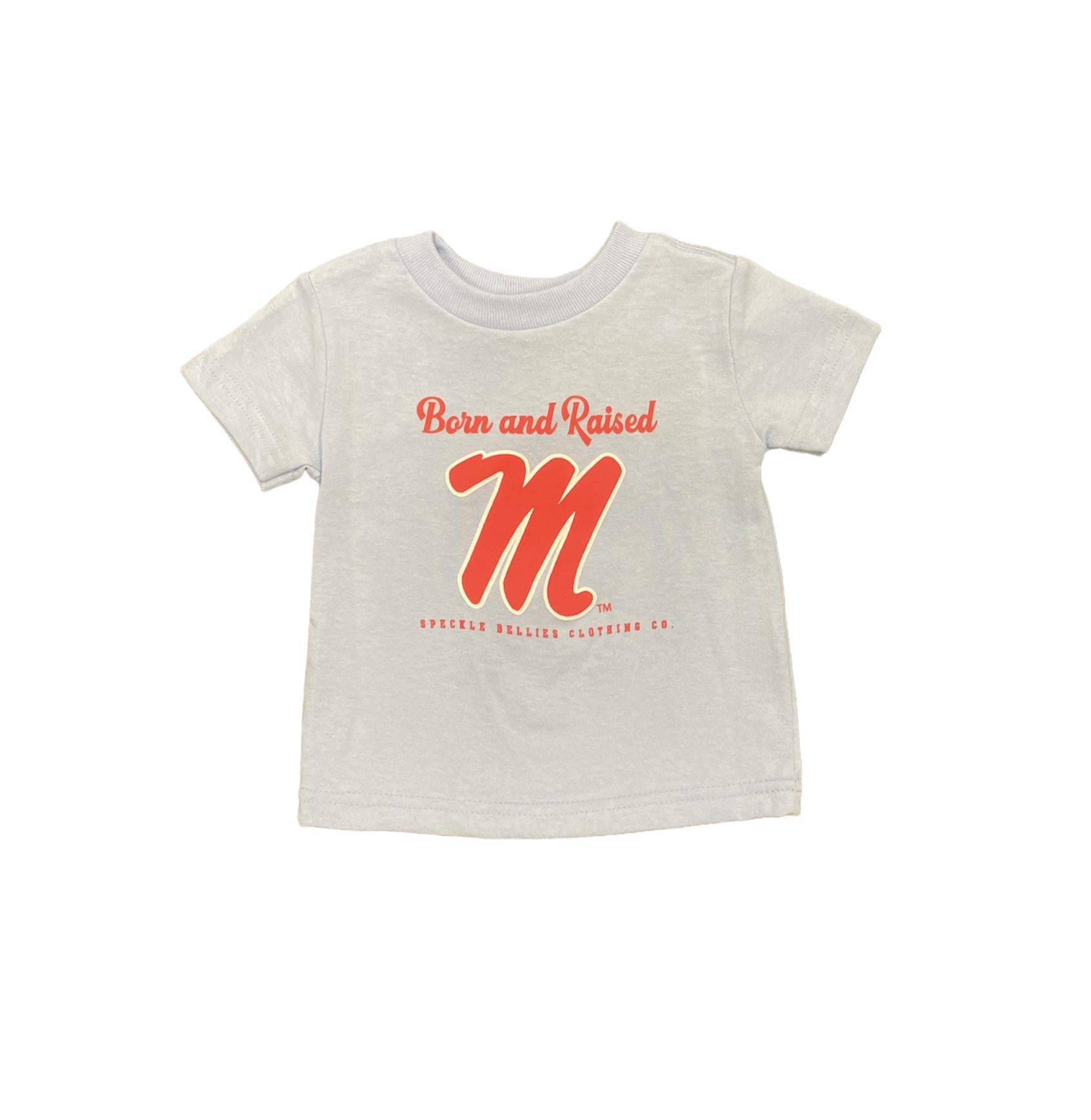 Speckle Bellies Toddler Powder Blue Ole Miss T-Shirt