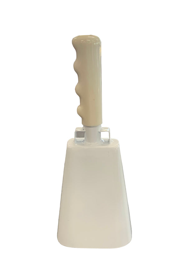 Large White Bullybell Cowbell with no decal for MSU Tailgate Supplies
