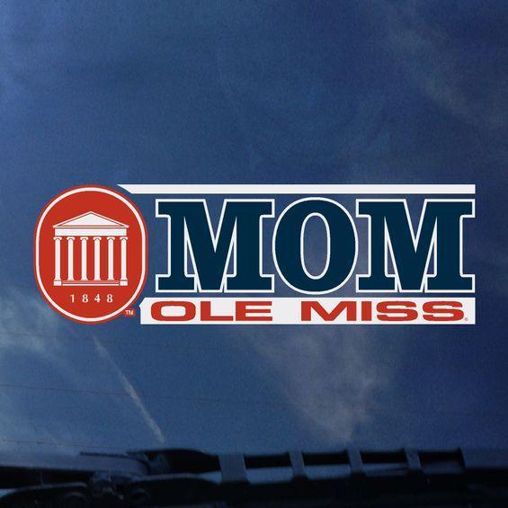 Color Shock Ole Miss Mom Decal for Cars