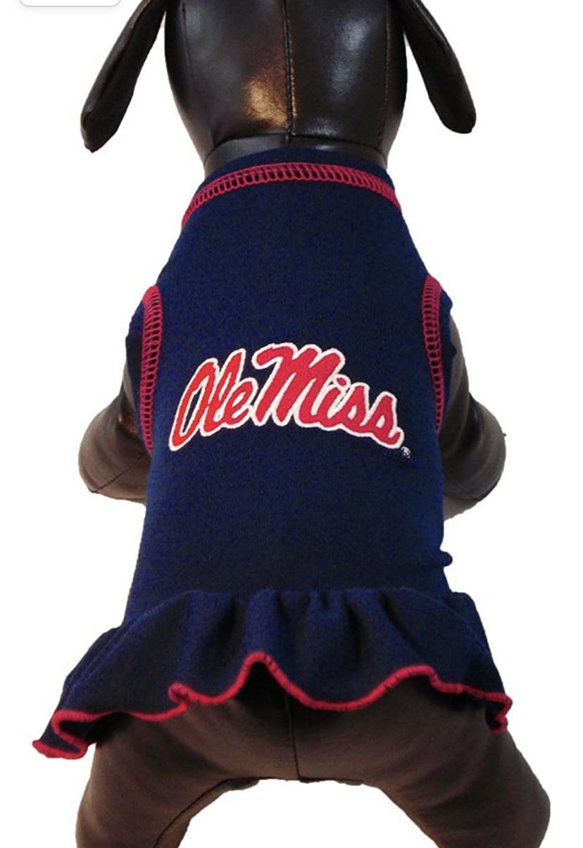 Ole Miss Dog Cheerleader Dress