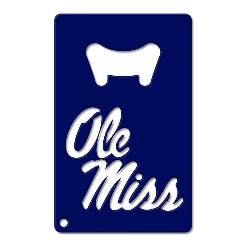Gameday Ironworks Ole Miss Navy Blue Bottle Opener