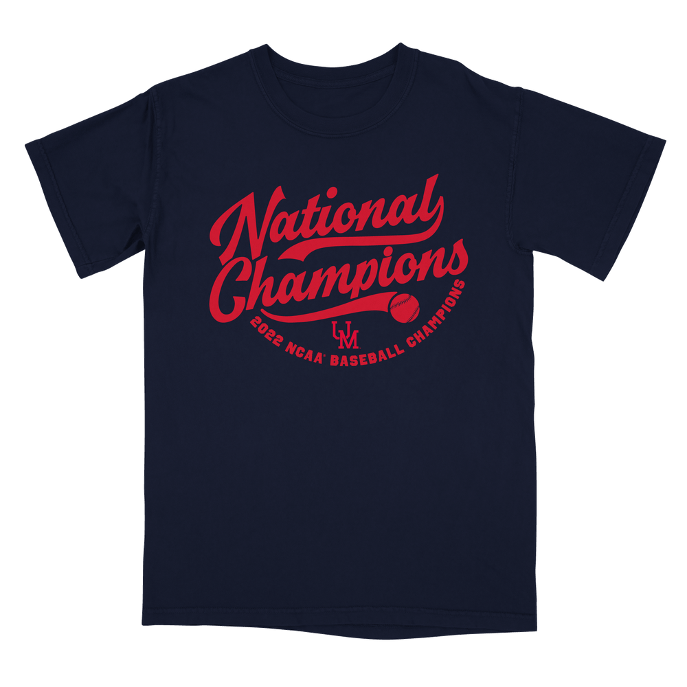 Ole Miss 2022 National Champions Script T-Shirt