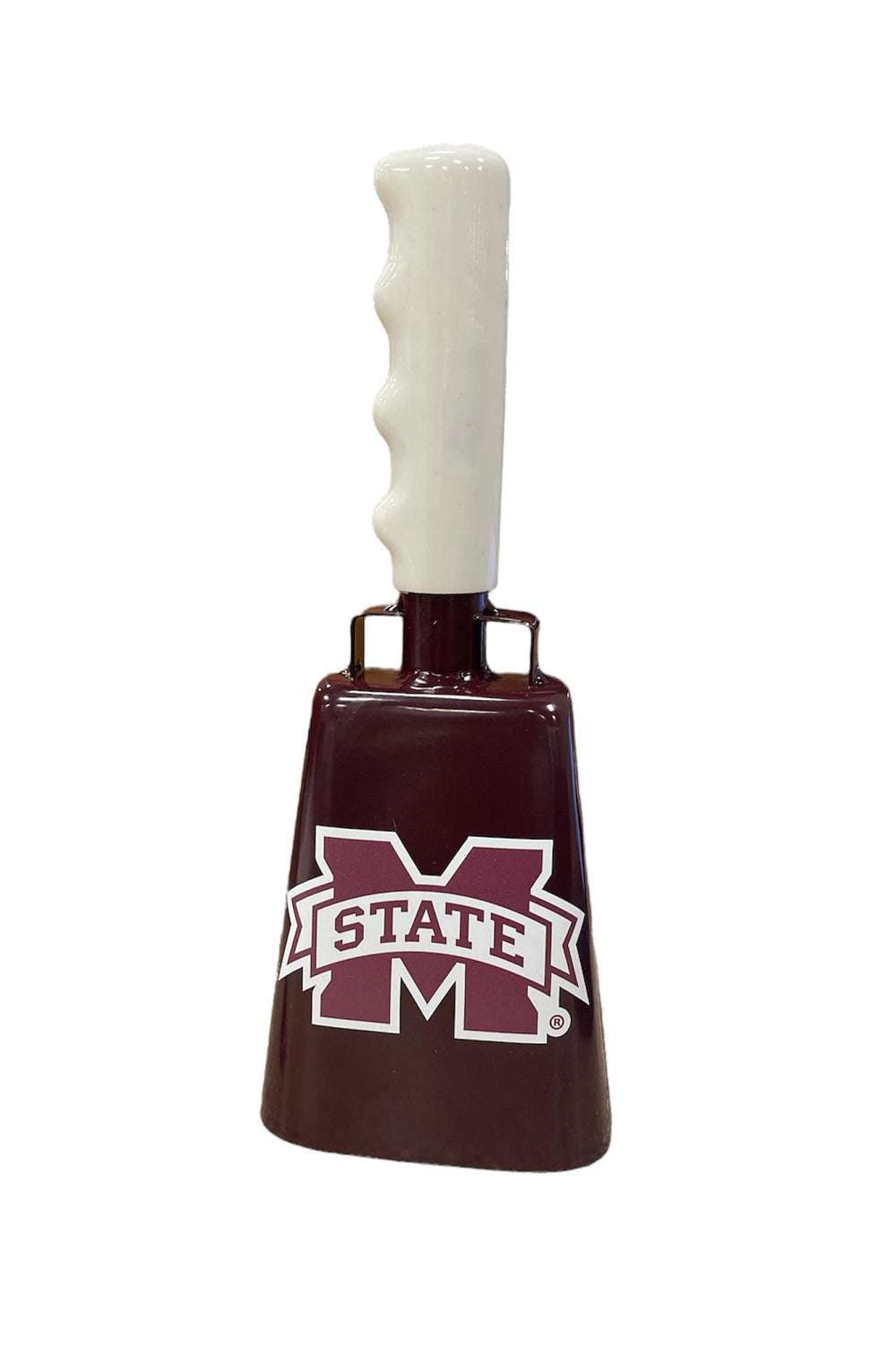 Medium Bully Bell Maroon with M-Banner Decal - Mississippi State Gift