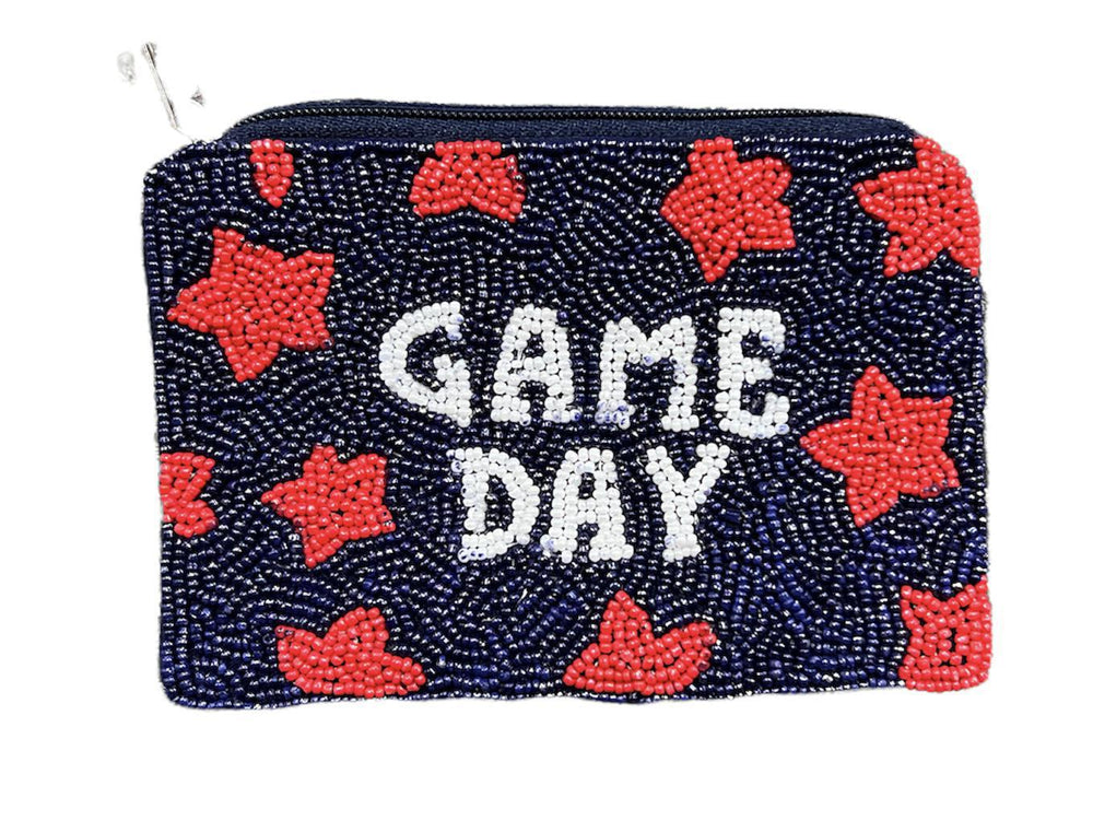 Game Day Star Beaded Women's Pouch