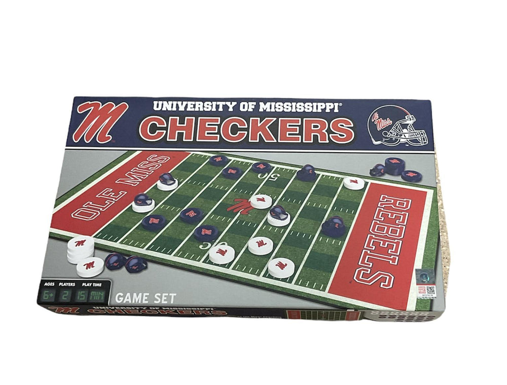 Ole Miss Checkers Game Set