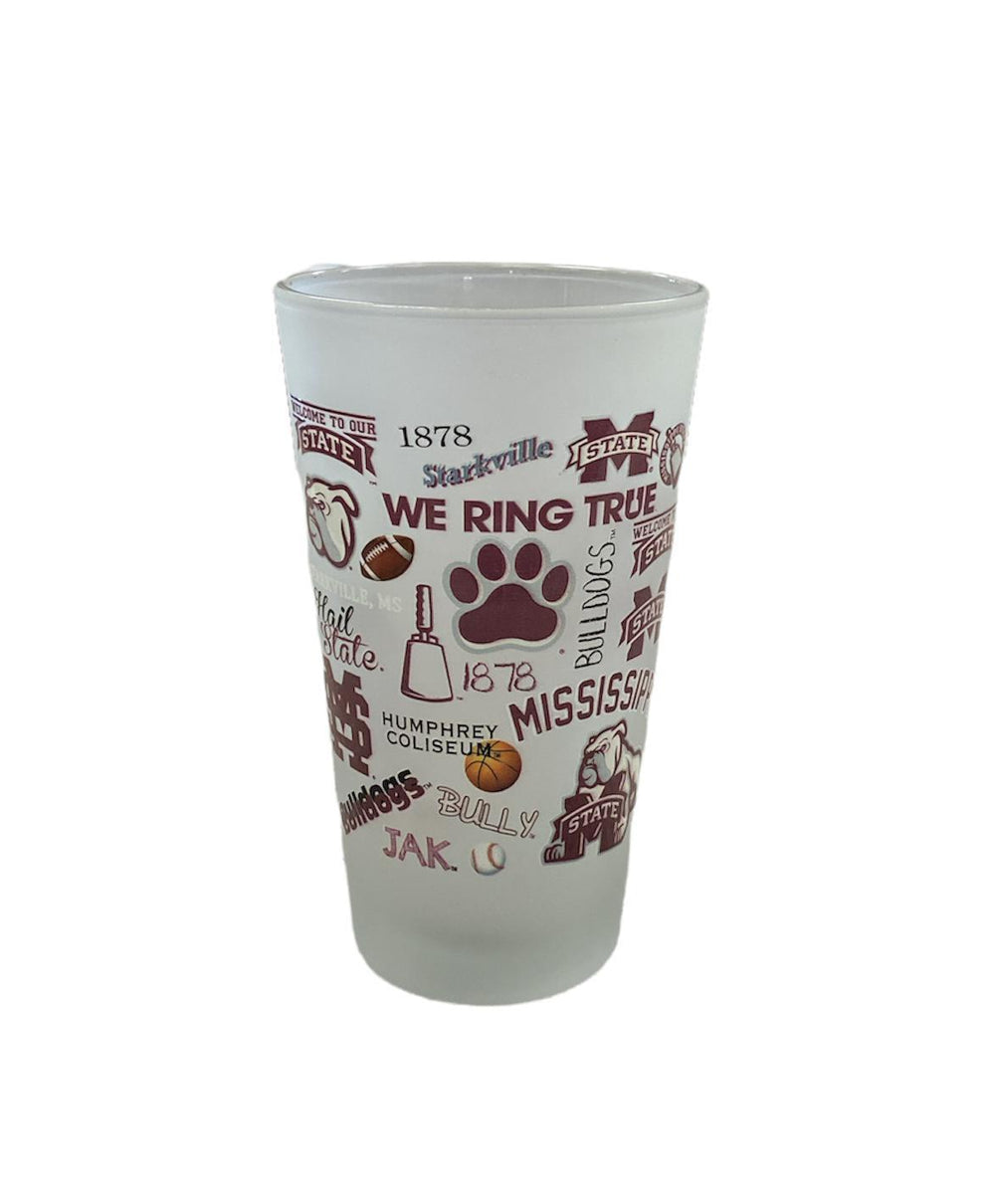 All Over Logo Mixing Cups State Drinkware Set - Mississippi State