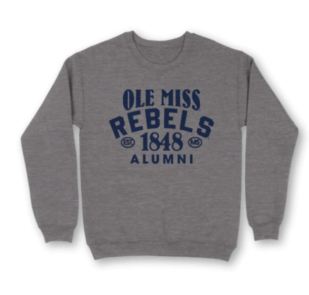 B-Unlimited Antique Ole Miss 1848 Unisex Crewneck Sweatshirt