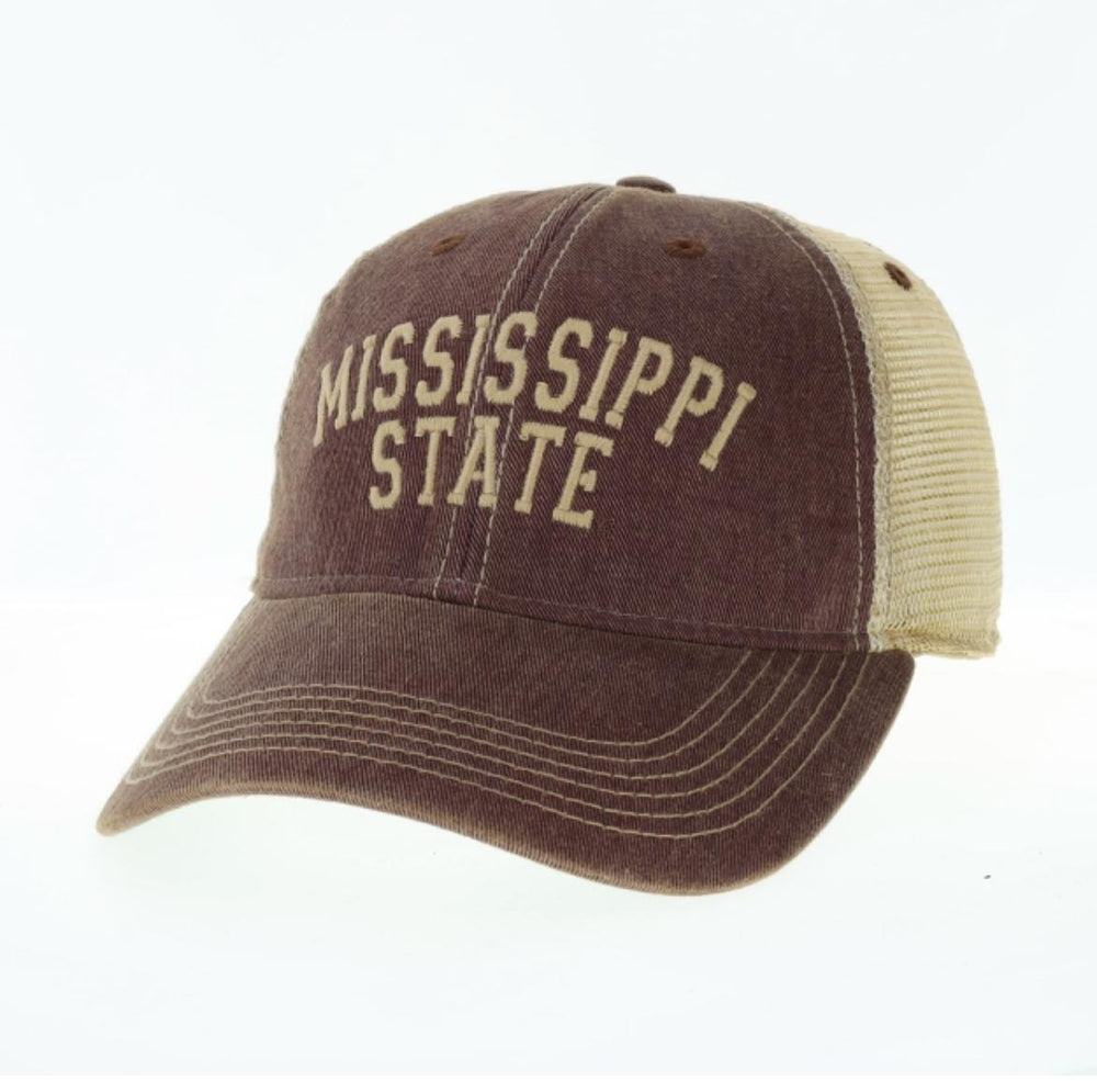 Mississippi State Maroon Vintage Trucker Hat