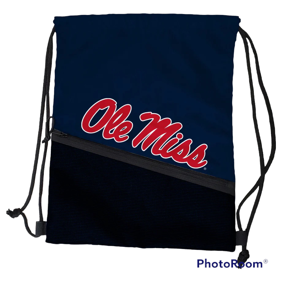 Logo Brands Ole Miss Tilt Backsack