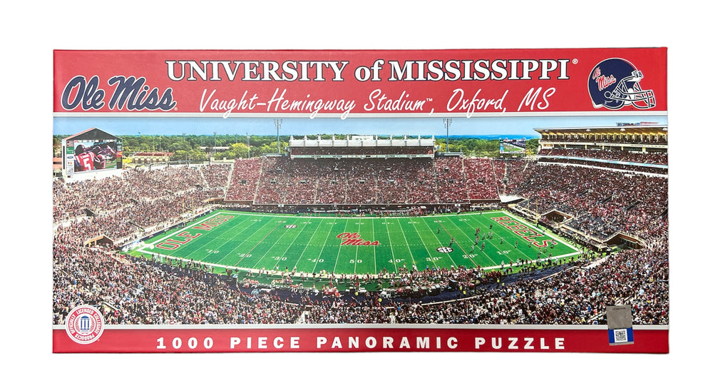 Ole Miss Rebels 1000 Piece Stadium Panoramic Jigsaw Puzzle
