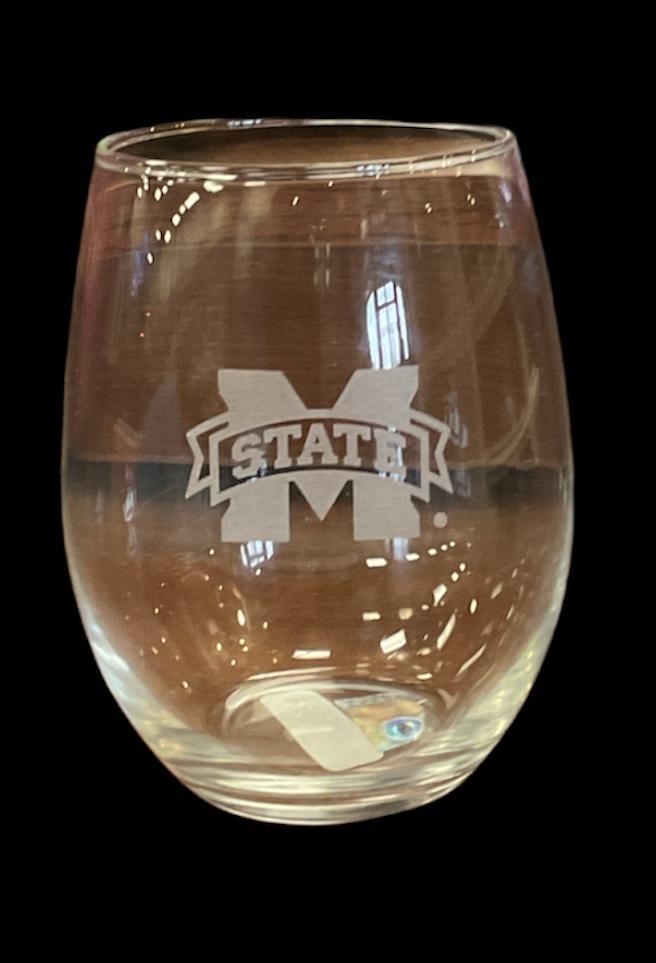 LXG Mississippi State University Stemless Wine Glass 21 oz.