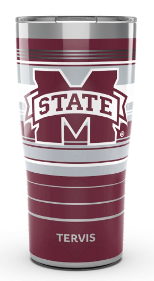 Mississippi State Stripe 30oz. Tervis Tumbler