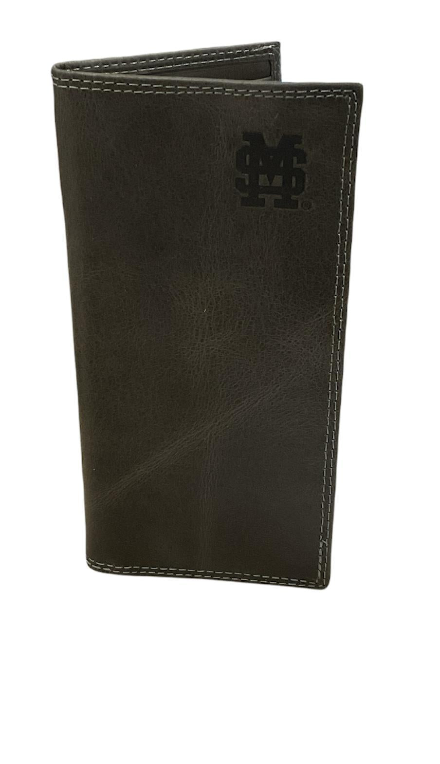 Mississippi State Grey Secretary Wallet