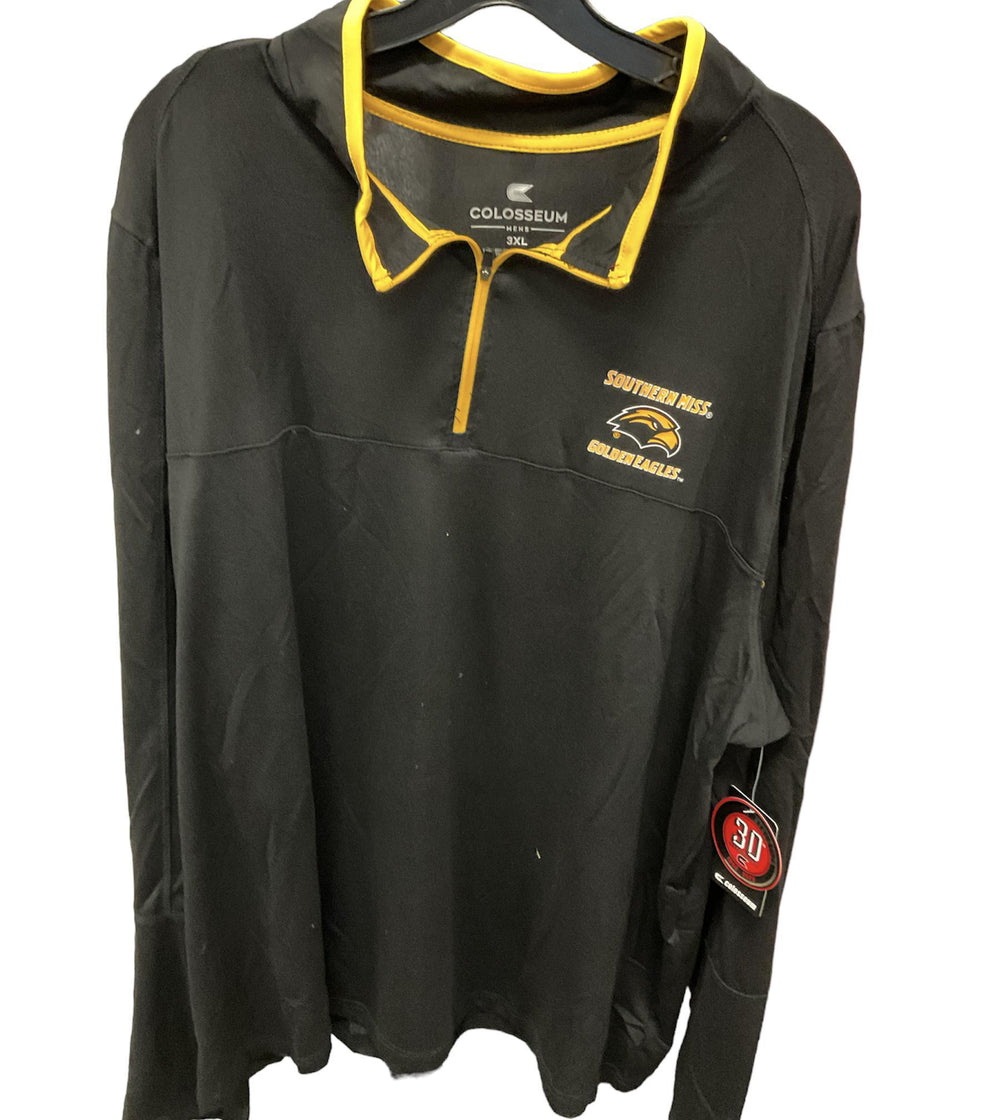Colosseum Southern Miss Men's Black Windshirt