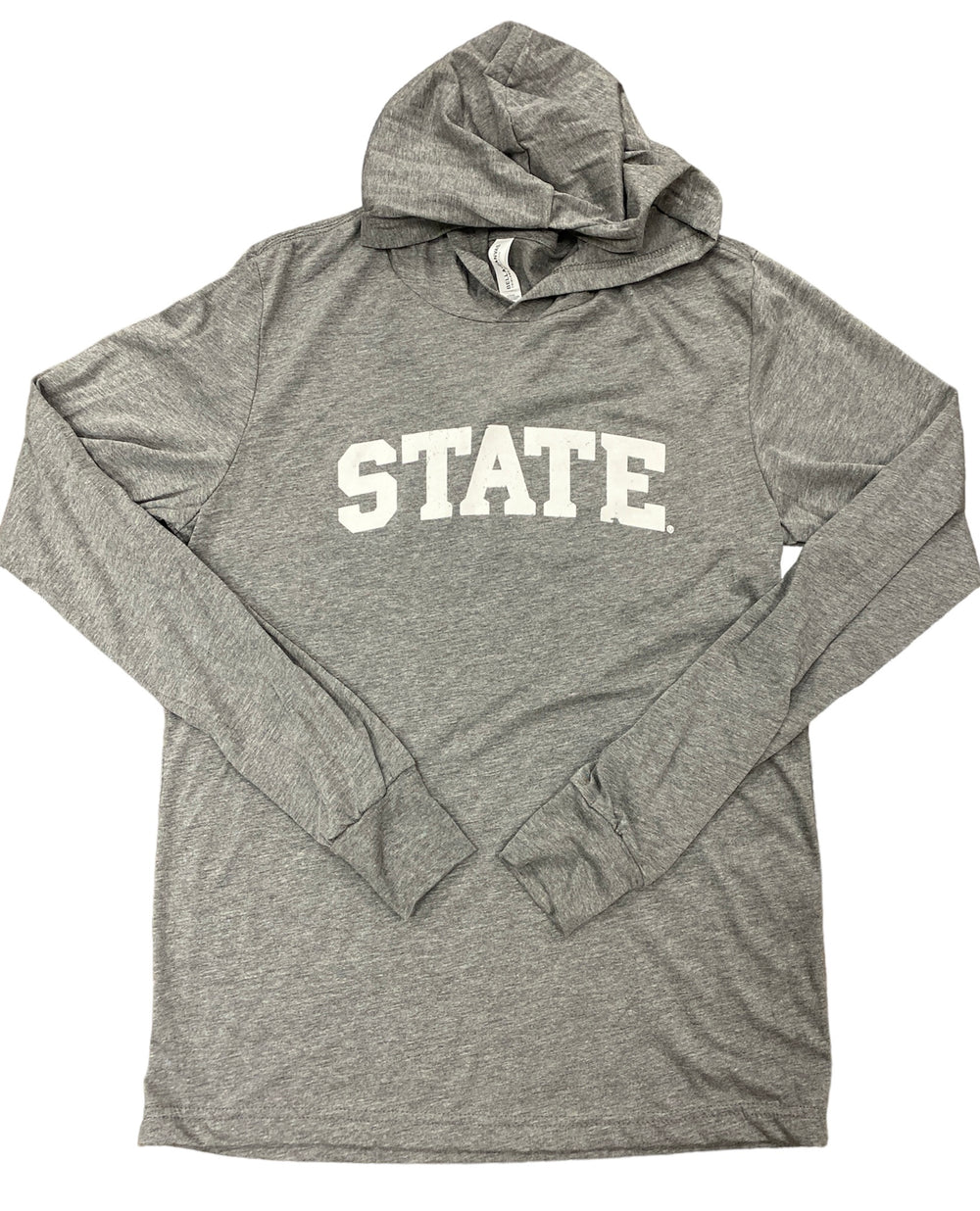 Bella Canvas Gray Mississippi State T-Shirt Hoodie