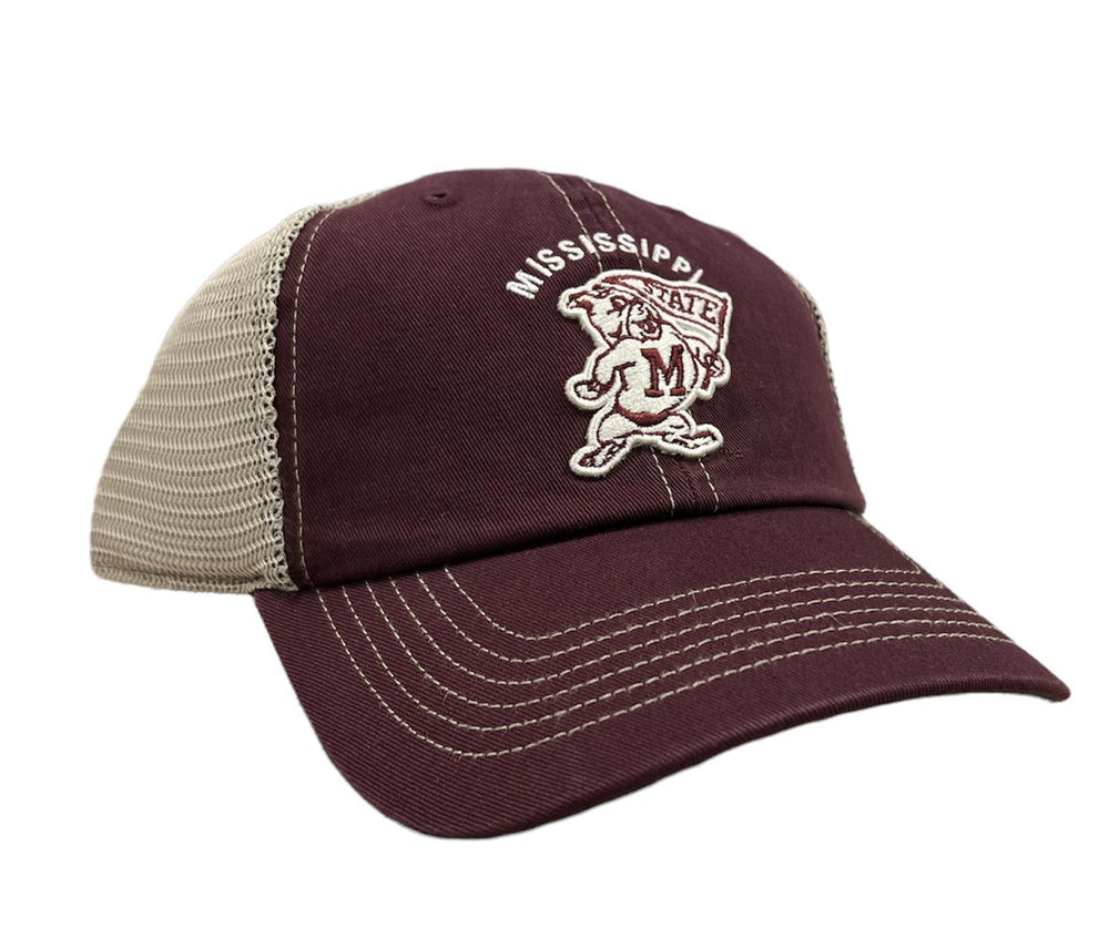 47 Brand Clean Up Trucker Cap - Pennant Bully for Mississippi State fans