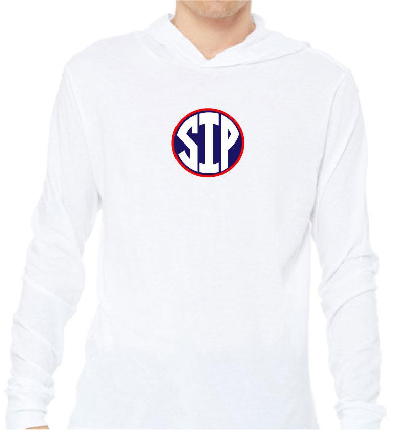 "Sip" T-Shirt Hoodie - Ole Miss T-Shirt