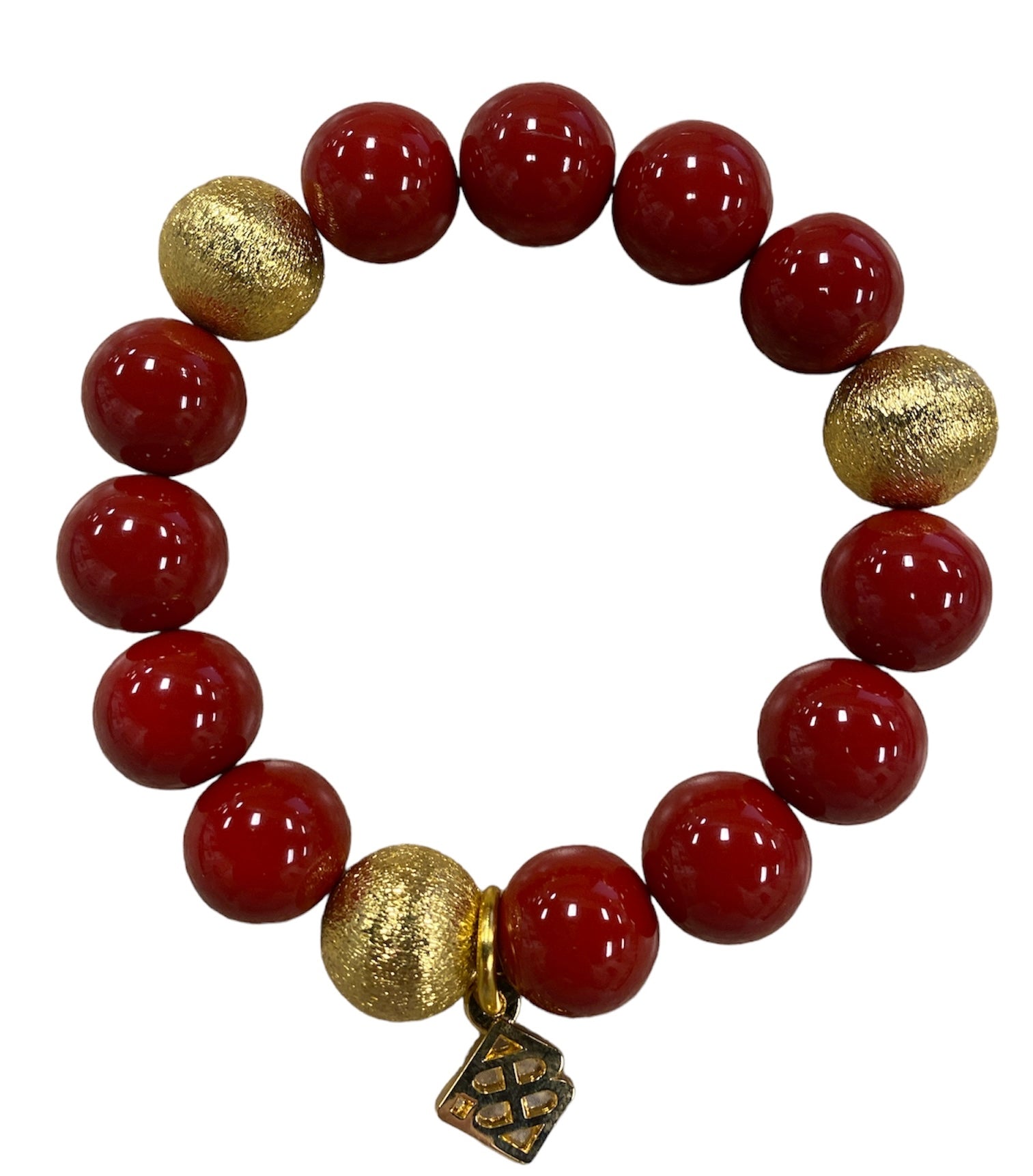 Brianna Cannon Red Beaded Ole Miss Bracelet