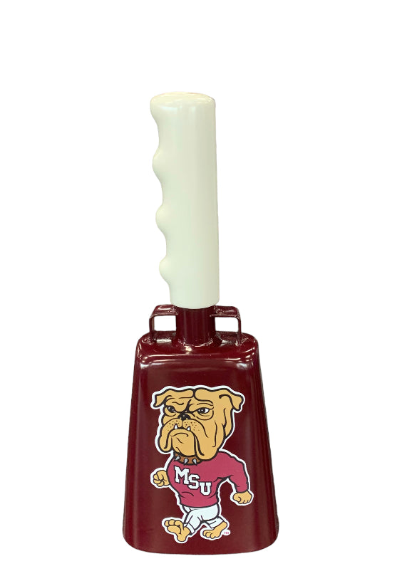 BullyBell Medium Maroon Cowbell with Walking Bully