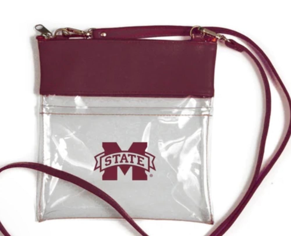 Clear Gameday Stadium Crossbody | Gameday Handbags One Size / Brown