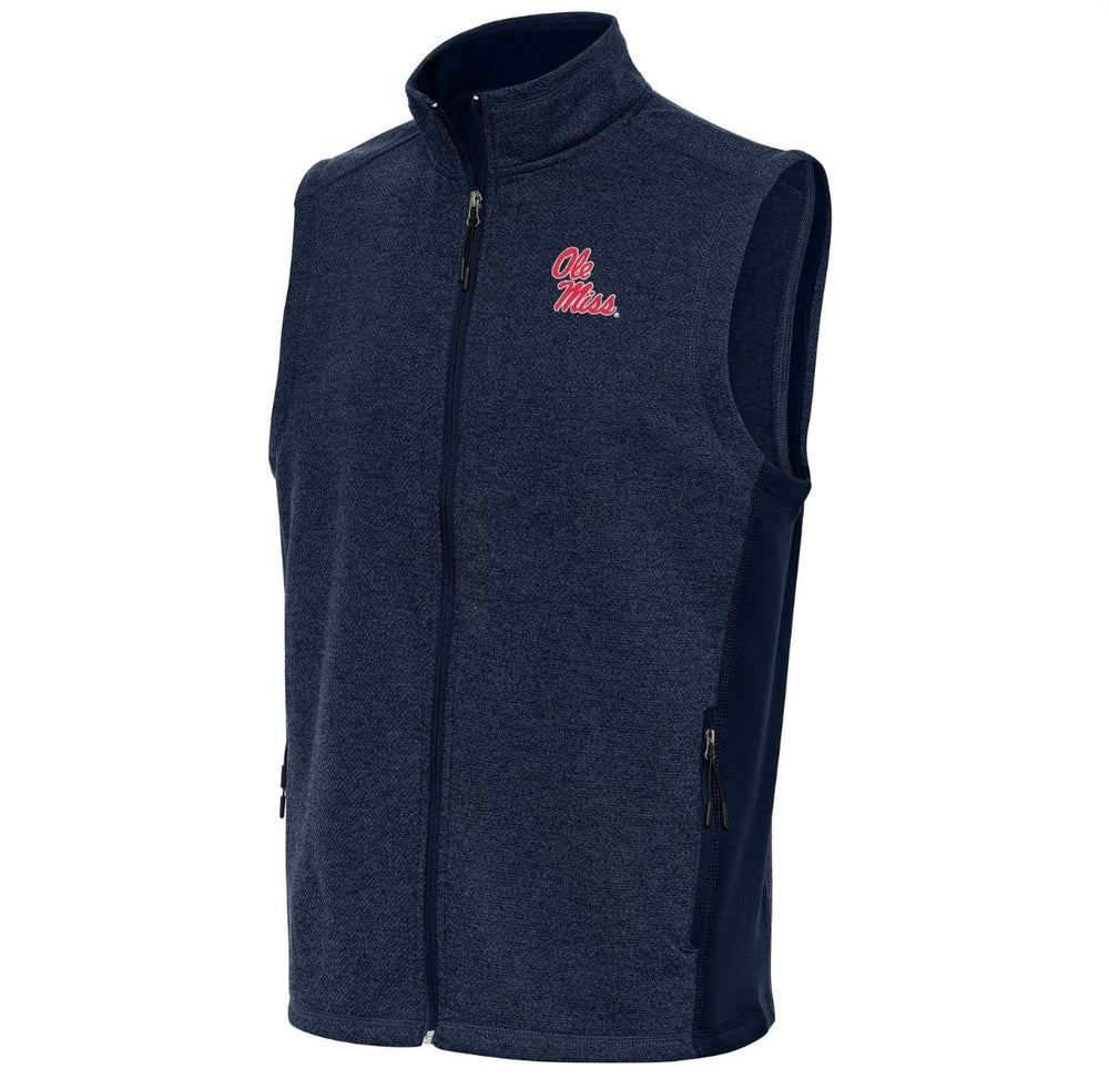 Antigua Ole Miss Men's Stack Script Course Vest