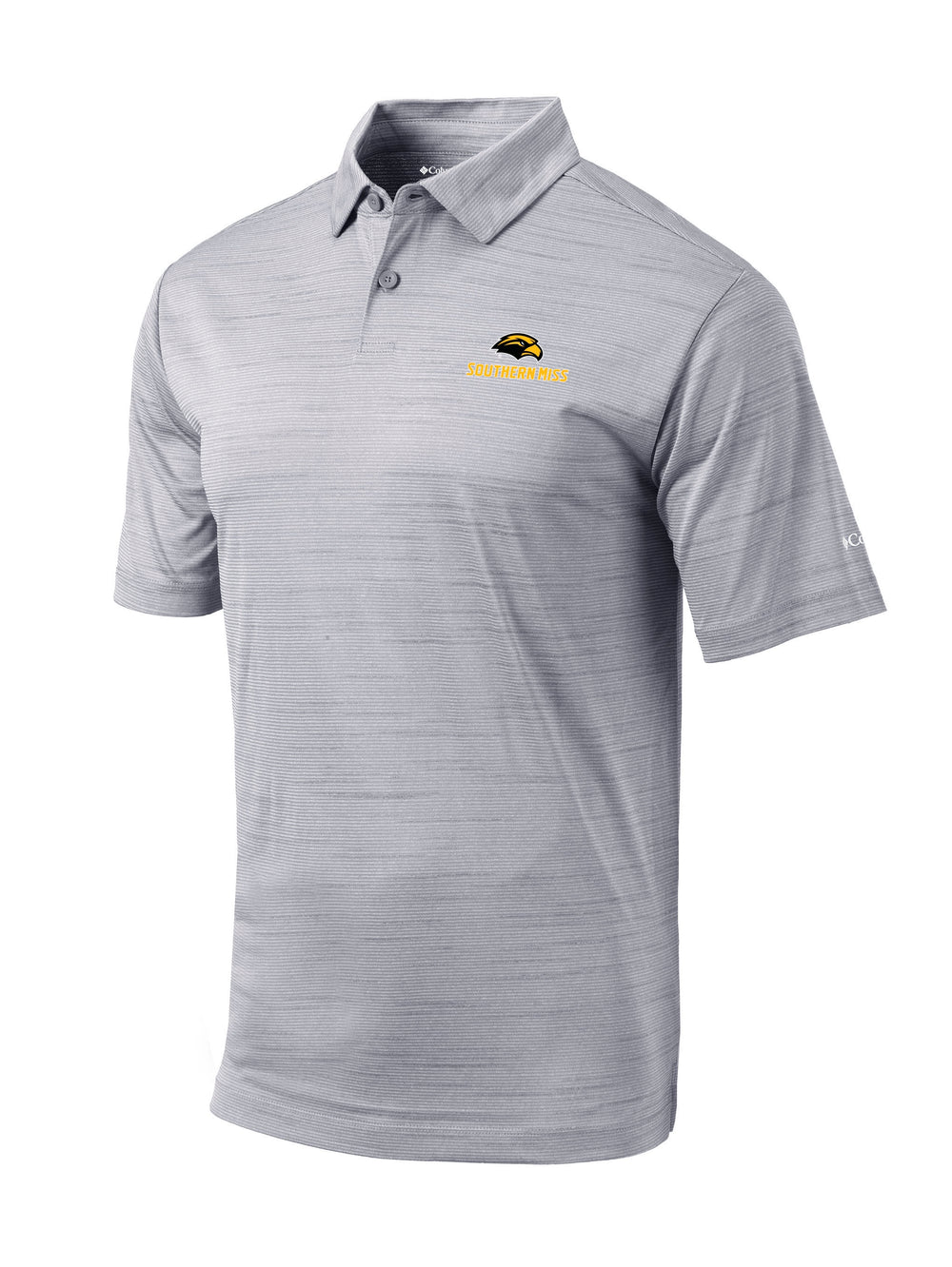 U of Southern Mississippi Eagle Head Omni-Wick Men's Polo